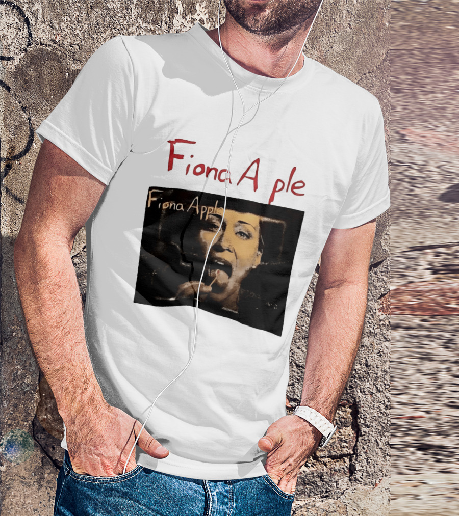 Fiona Apple Tour White Eating T-Shirt