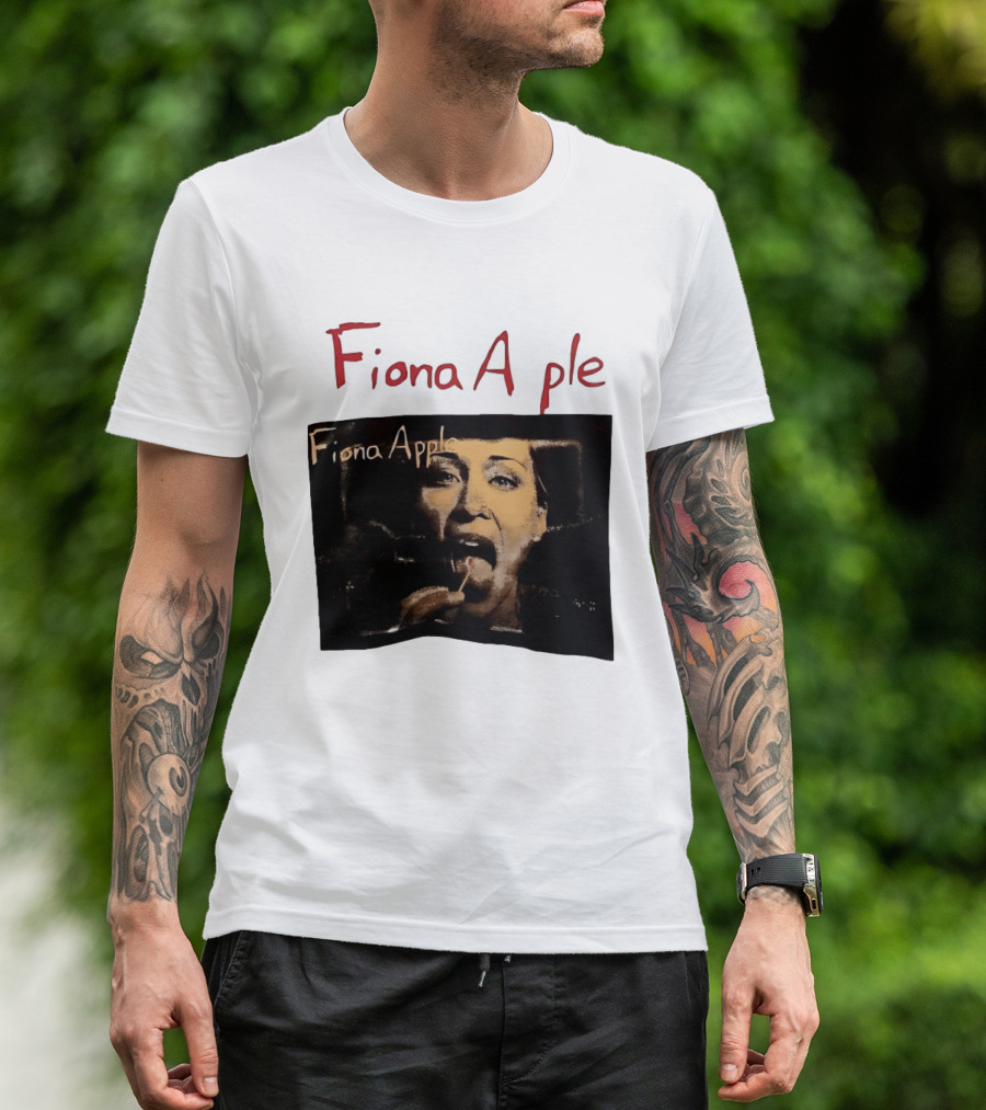 Fiona Apple Tour White Eating T-Shirt