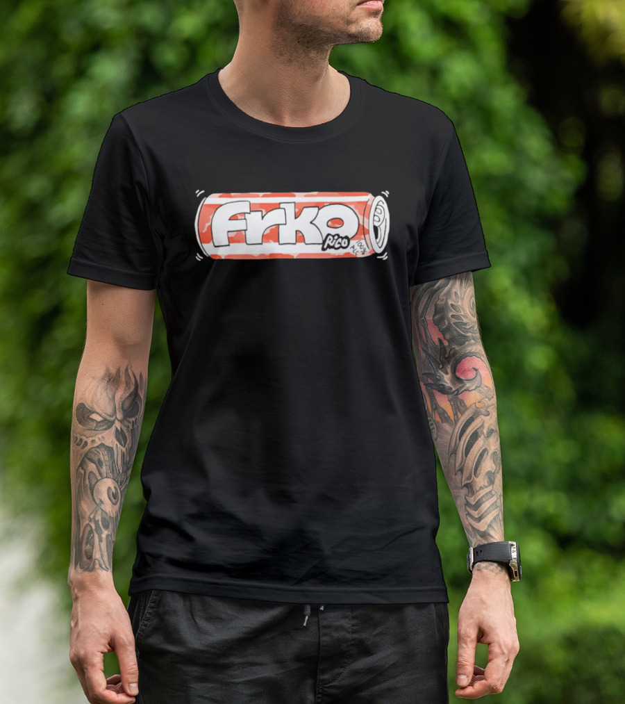Frko Rico 100% PLC Soda Can Beverage Drink T-Shirt