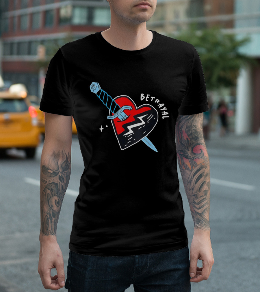 Heart Sword Betrayal T-Shirt