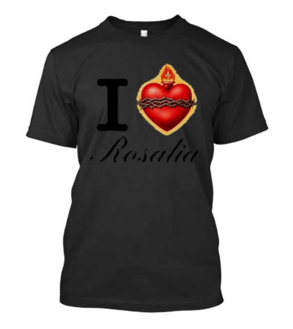 I Love Rosalia Alexa Demie Wear LUX Tour 2026 Sacred Heart Flame Thorn T-Shirt