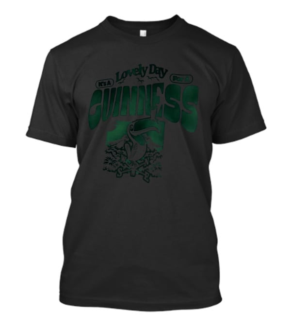 Lovely Day For A Guinness Toucan With Compass Scenery T-Shirt