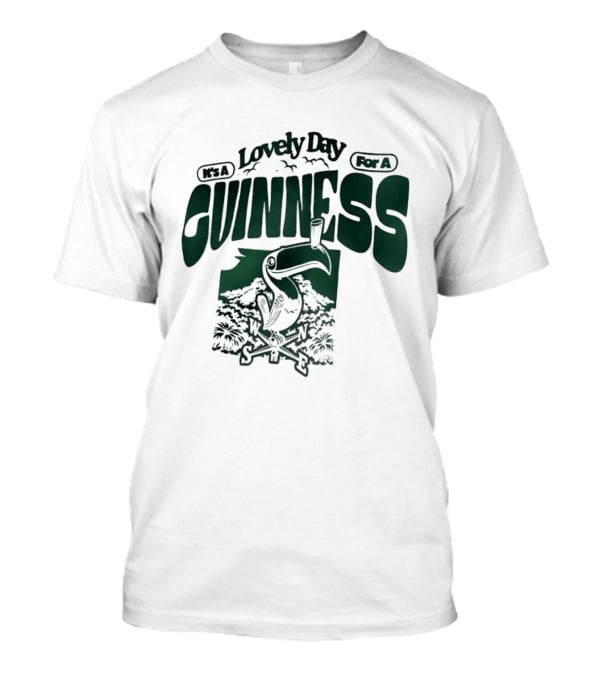 Lovely Day For A Guinness Toucan With Compass Scenery T-Shirt