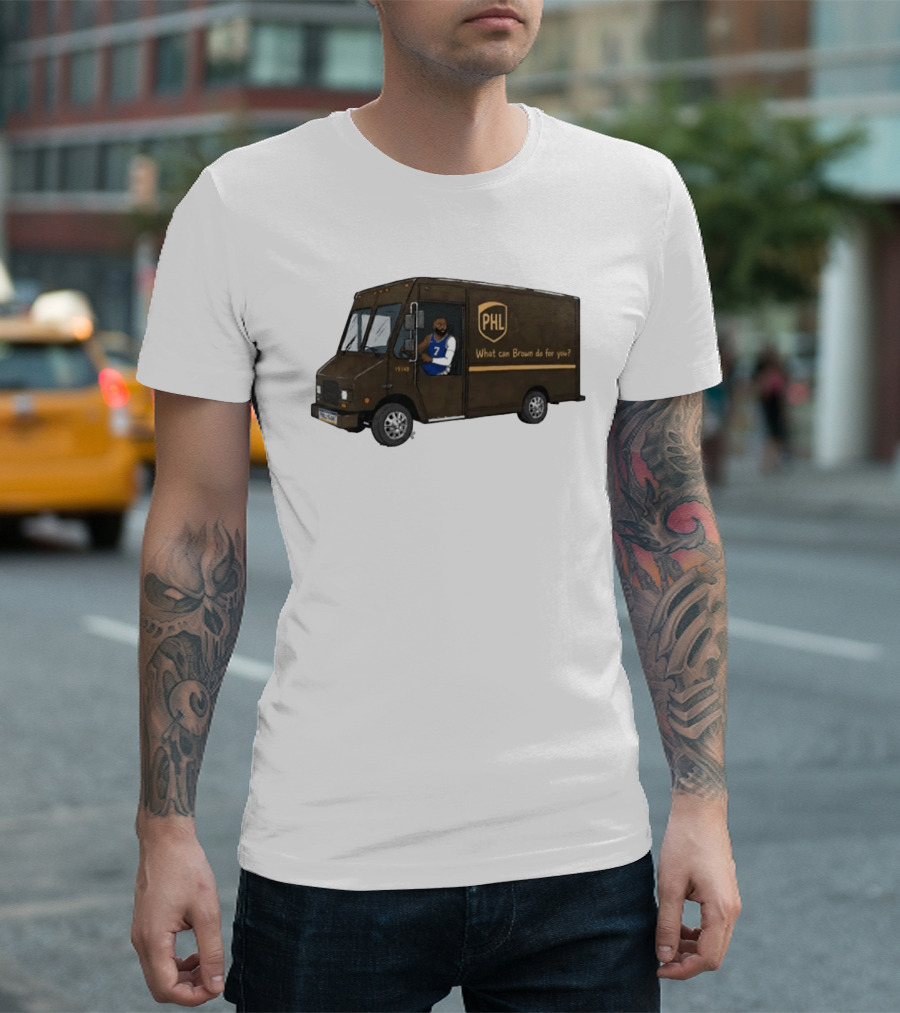 James Harden Philadelphia 76ers PHL Truck What Can Brown Do For You T-Shirt