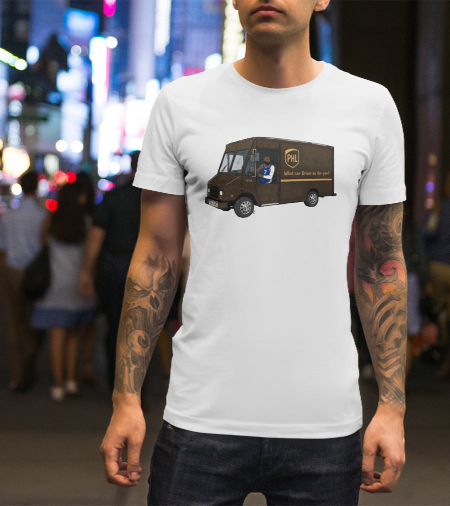 James Harden Philadelphia 76ers PHL Truck What Can Brown Do For You T-Shirt