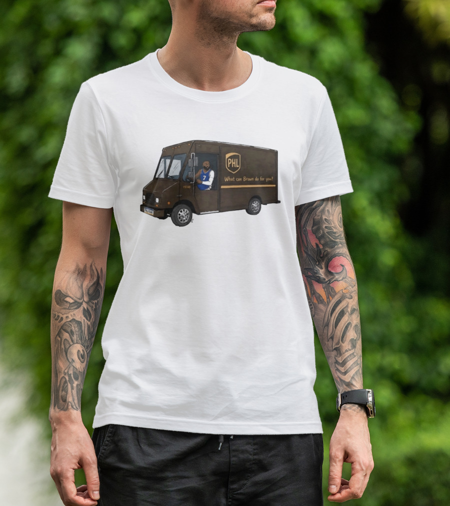James Harden Philadelphia 76ers PHL Truck What Can Brown Do For You T-Shirt