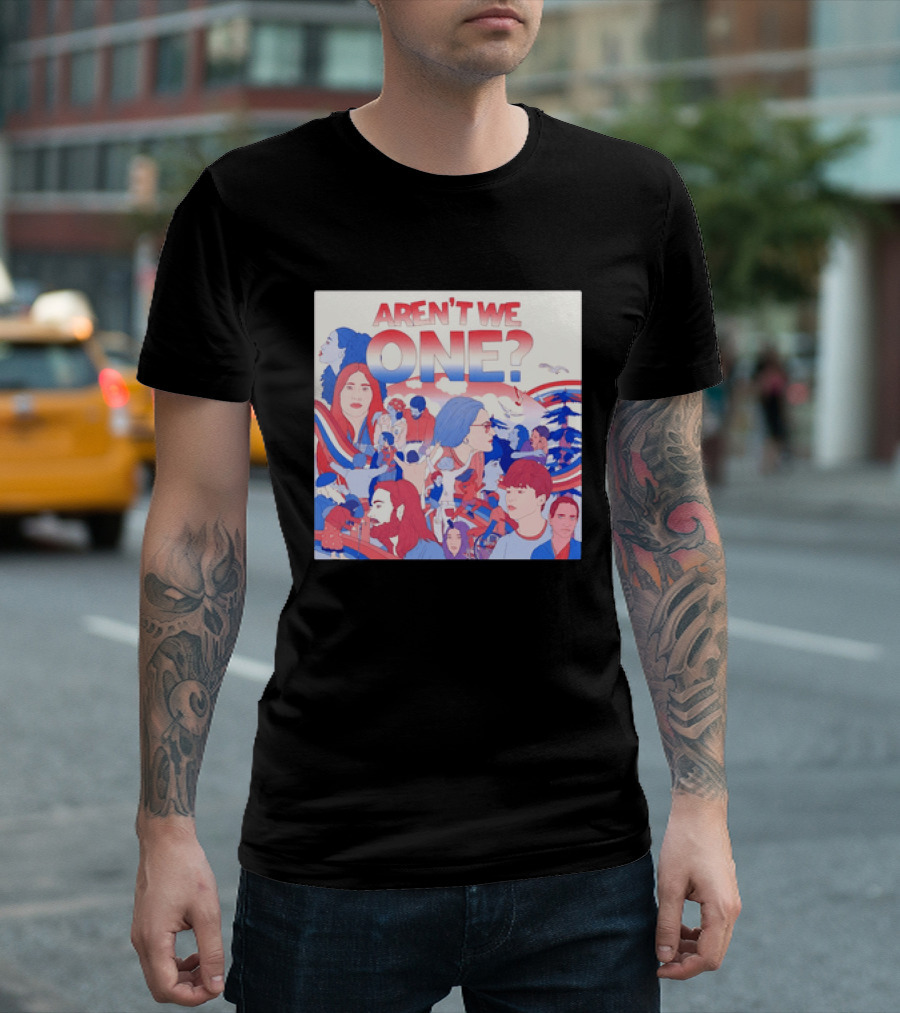 Aren't We One Colorful Community Unity Celebration T-Shirt