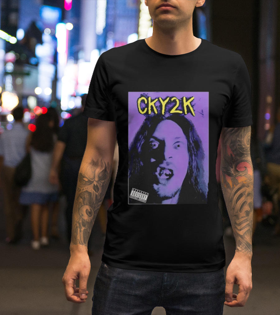 CKY2K Brandon DiCamillo Purple Cover Explicit Content T-Shirt