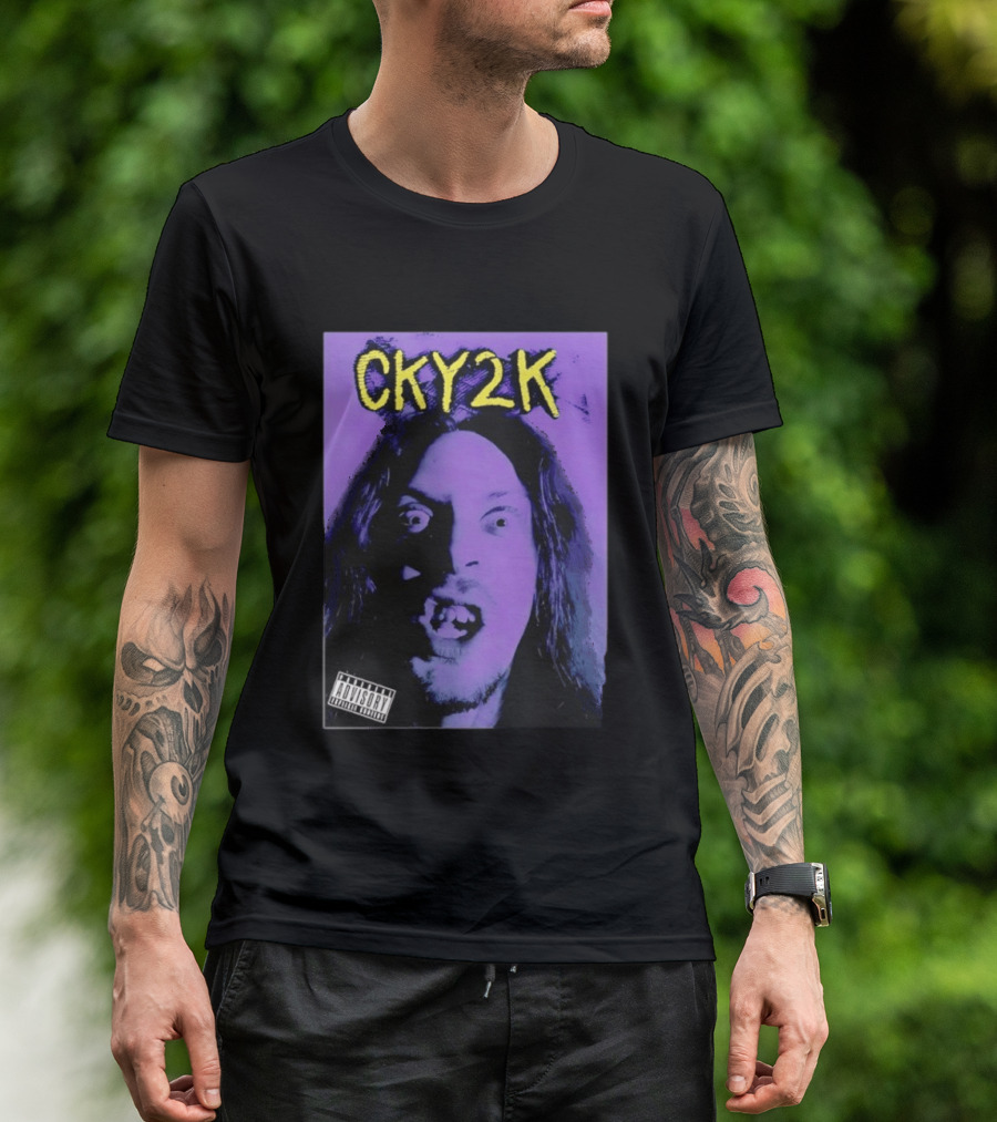 CKY2K Brandon DiCamillo Purple Cover Explicit Content T-Shirt