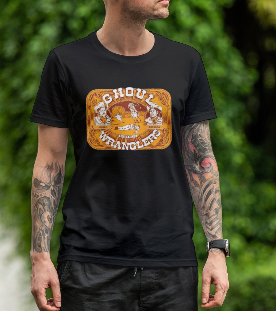 Ghoul Wranglers Ghost Files Ryan Bergara Shane Madej Cowboy T-Shirt
