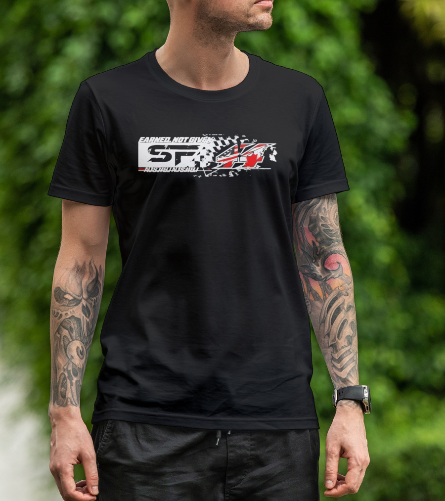 Earned Not Given STA 44 American Flag Nishikanshu Racing 2026 T-Shirt