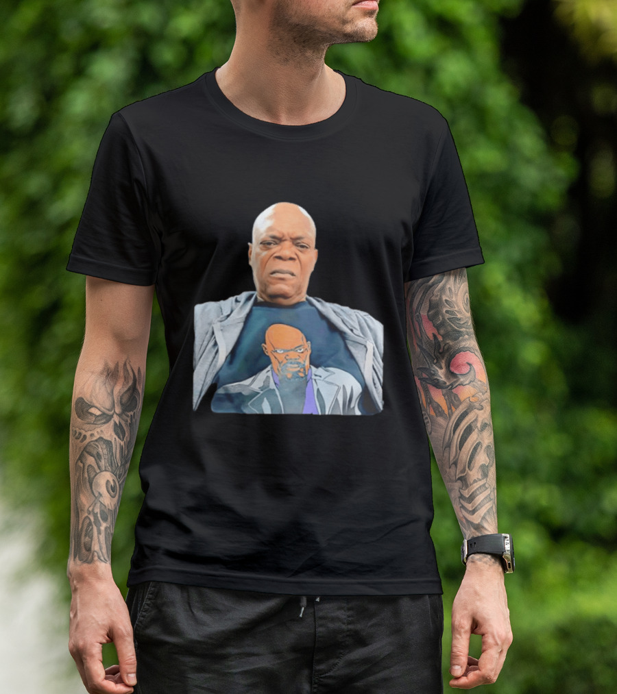 Samuel L Jackson Nick Fury Marvel Cinematic Universe Marvel Studios T-Shirt