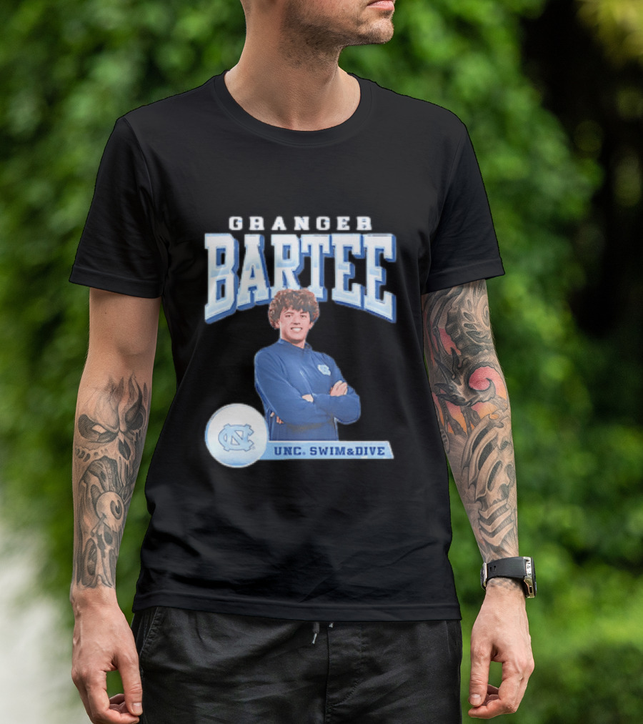 Granger Bartee UNC Swim & Dive North Carolina Tar Heels T-Shirt