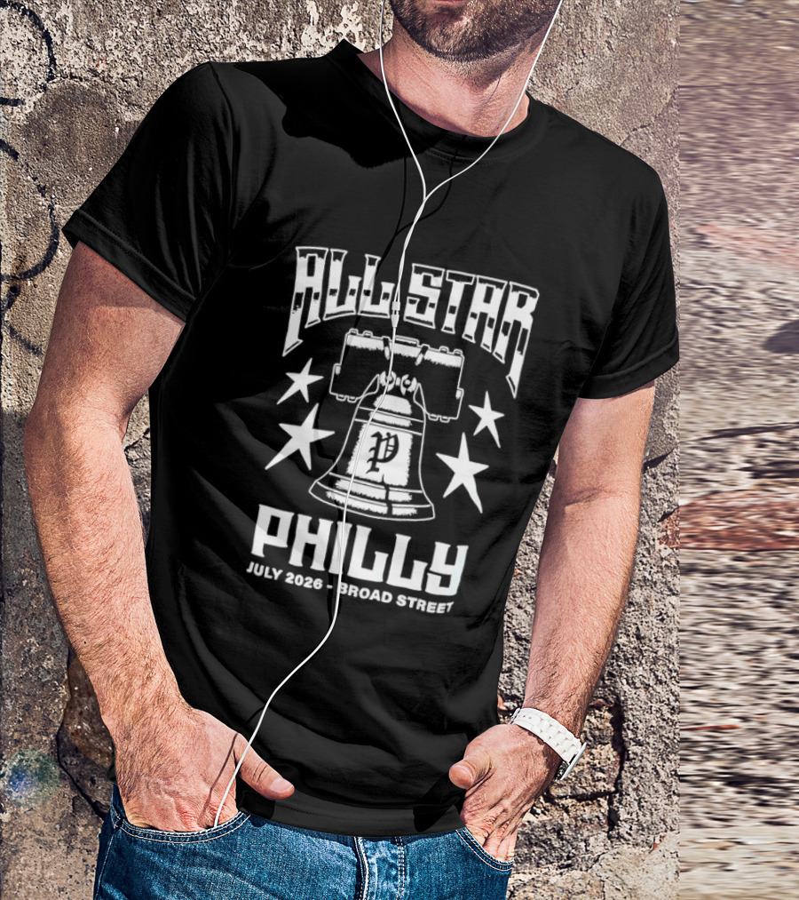 Philadelphia Phillies All Star Philly July 2026 Broad Street Liberty Bell T-Shirt