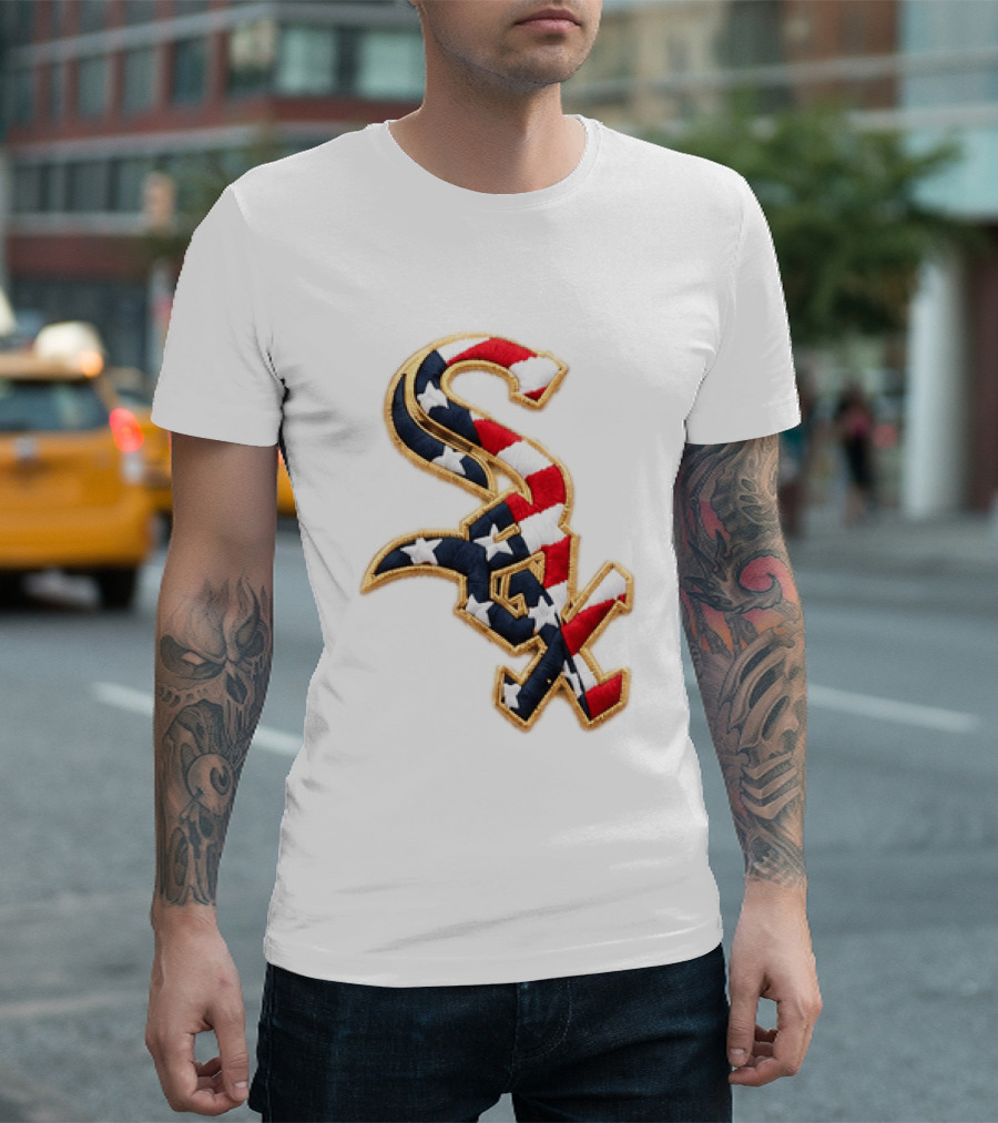 2026 White Sox Patriotic Stars Stripes 4th Of July T-Shirt