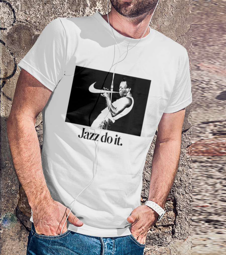 Miles Davis Jazz Do It Iconic Trumpet Player T-Shirt