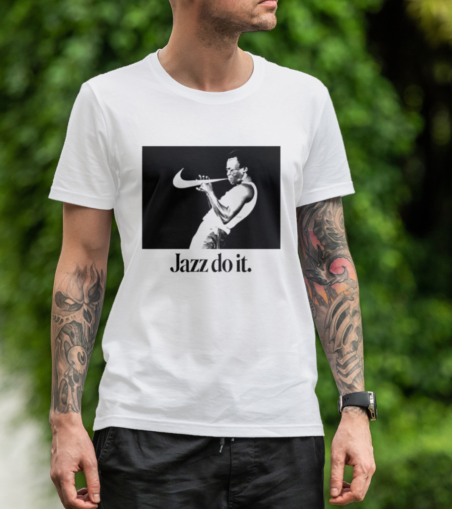 Miles Davis Jazz Do It Iconic Trumpet Player T-Shirt