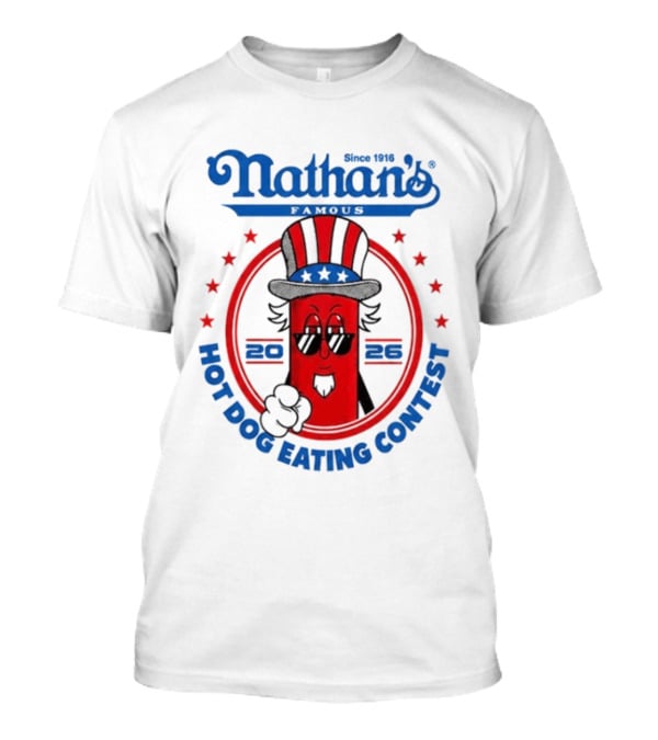 Nathan's Famous 2026 Hot Dog Eating Contest T-Shirt