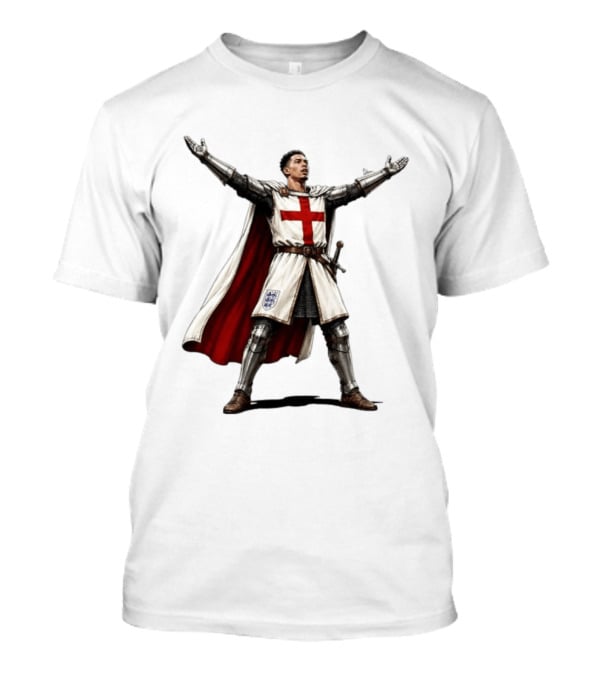 Jude Bellingham England National Football Knight Crusade Iconic Symbolism T-Shirt