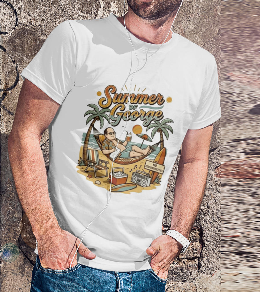 Summer Of George Seinfeld No Responsibilities Beach Relaxation T-Shirt