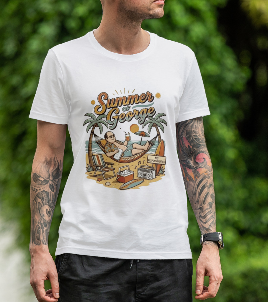 Summer Of George Seinfeld No Responsibilities Beach Relaxation T-Shirt