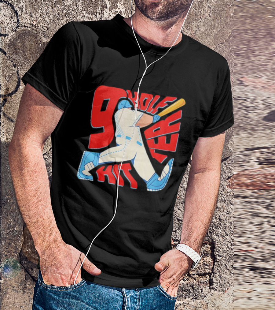 9 Hole Hitter Baseball Second Leadoff T-Shirt