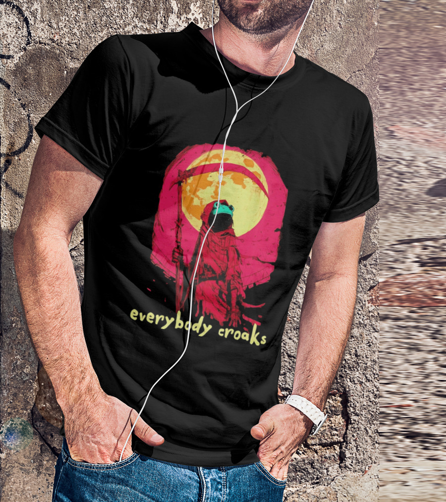 Everybody Croaks Frog Reaper Moon Scene T-Shirt