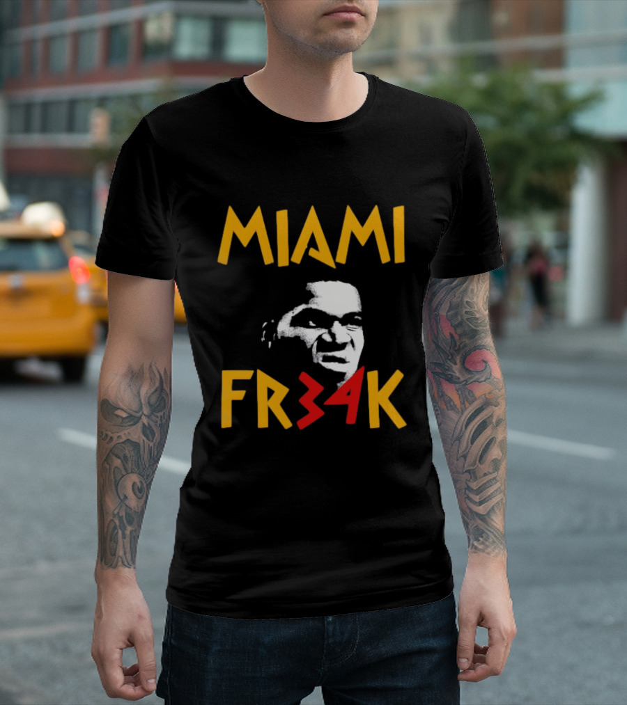 Giannis Antetokounmpo Miami Freak 34 Greek Freak Basketball T-Shirt