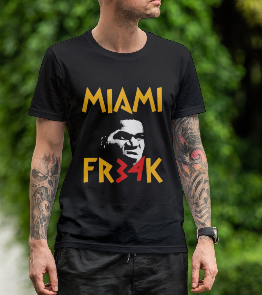 Giannis Antetokounmpo Miami Freak 34 Greek Freak Basketball T-Shirt