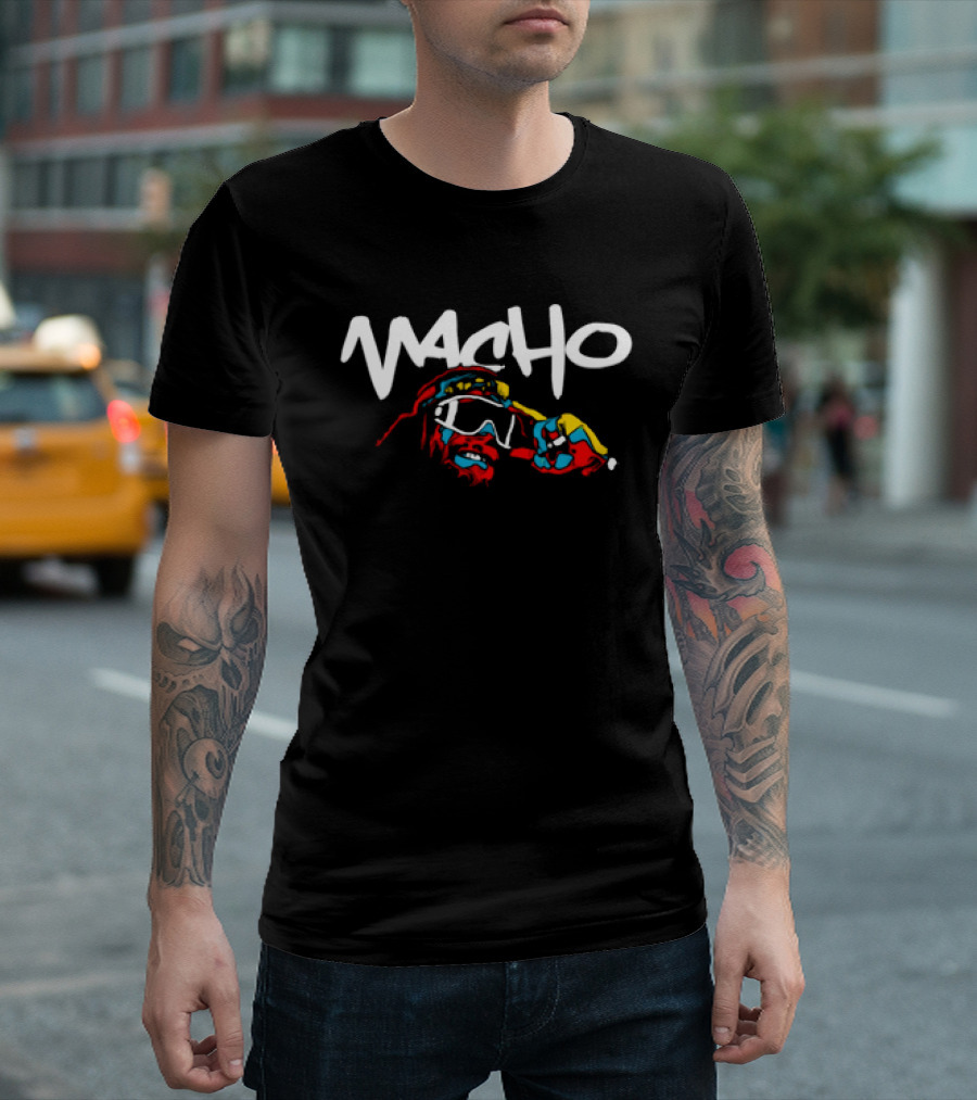 Macho Man Randy Savage WWE Legend Wrestling Iconic Look T-Shirt