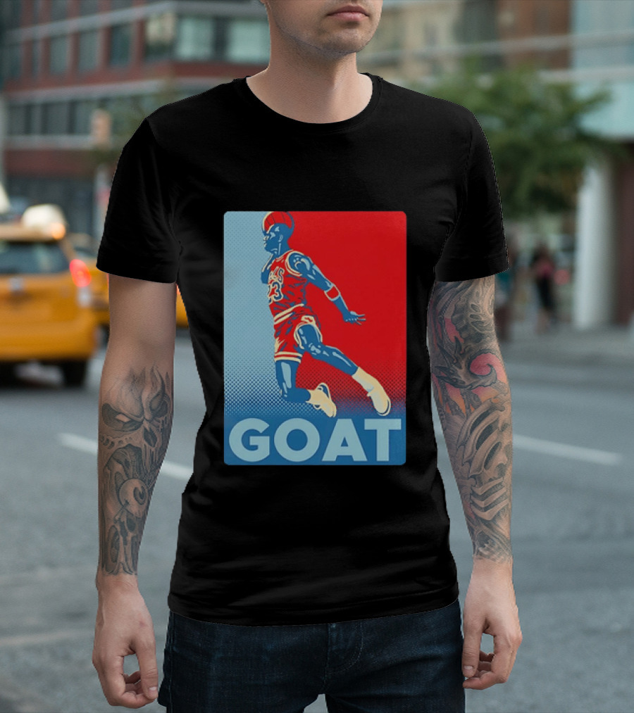 Michael Jordan GOAT Slam Dunk Chicago Bulls 23 T-Shirt
