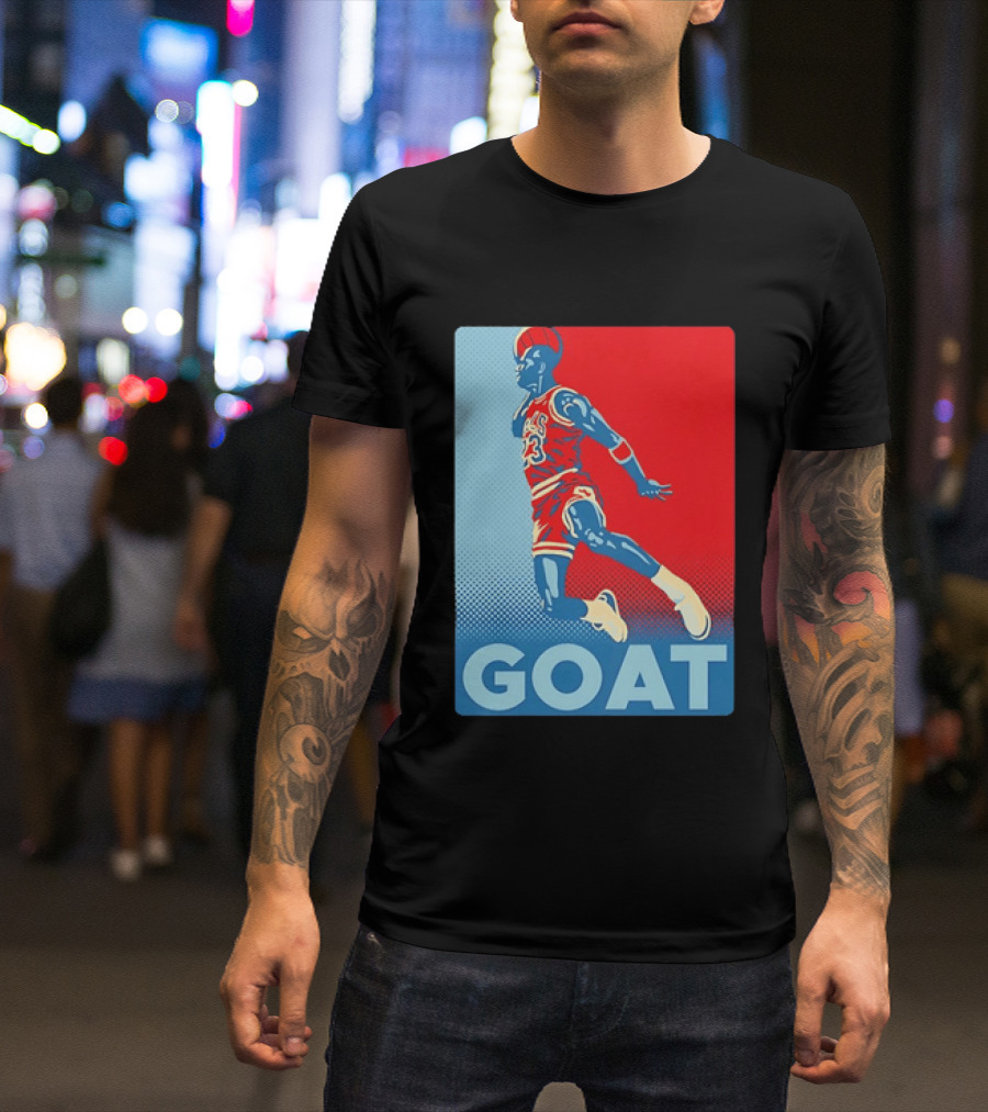 Michael Jordan GOAT Slam Dunk Chicago Bulls 23 T-Shirt