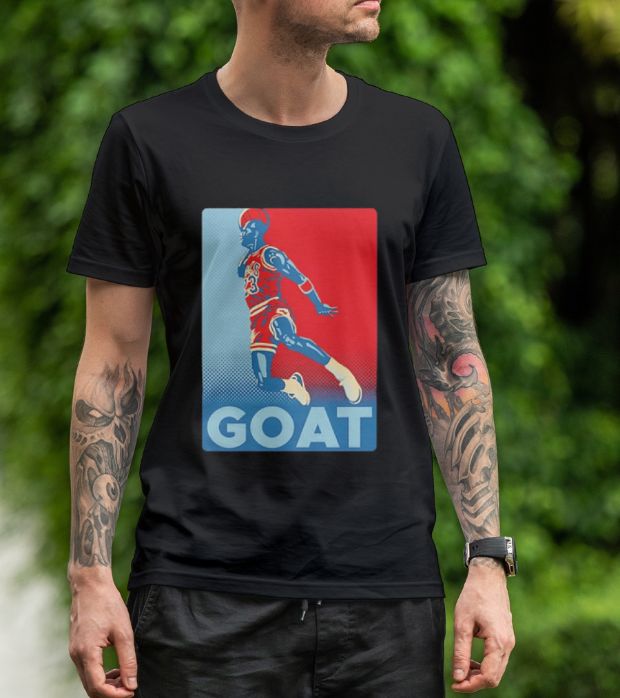 Michael Jordan GOAT Slam Dunk Chicago Bulls 23 T-Shirt