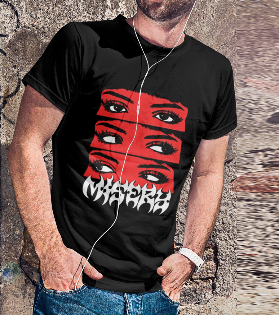 Misery Red Eyes Triple Stare T-Shirt