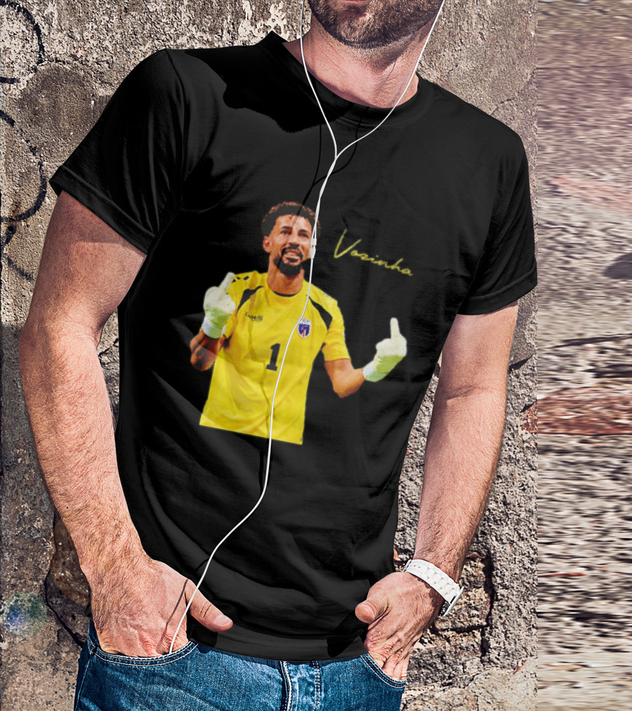 Vozinha Cape Verde National Team Number 1 Player Gesture T-Shirt