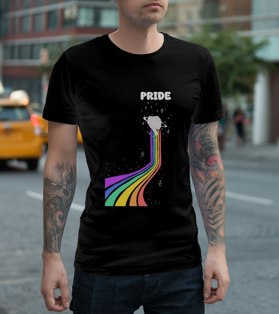 Pride Rainbow Space Hand Magic T-Shirt