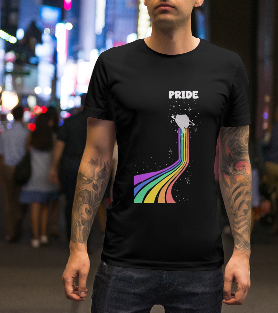 Pride Rainbow Space Hand Magic T-Shirt