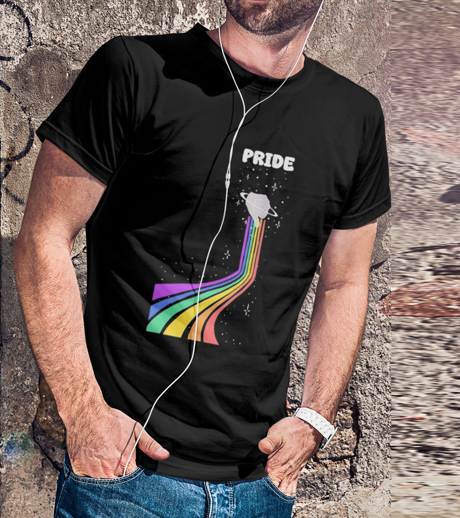 Pride Rainbow Space Hand Magic T-Shirt
