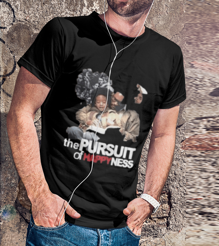 The Pursuit Of Happyness Will Smith Jaden Smith Movie Scene T-Shirt
