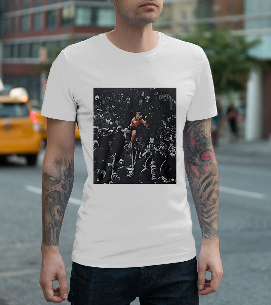 Diego Lopes UFC Middle Finger Crowd Moment T-Shirt
