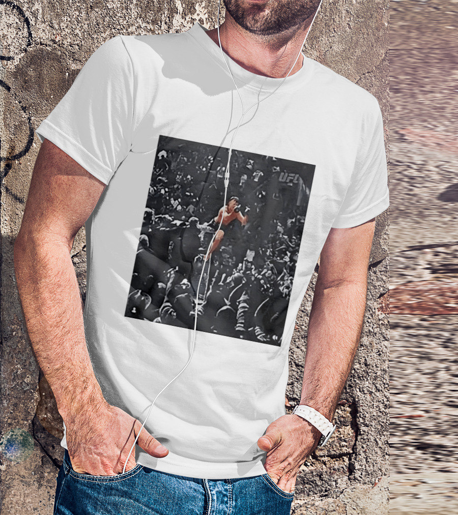 Diego Lopes UFC Middle Finger Crowd Moment T-Shirt
