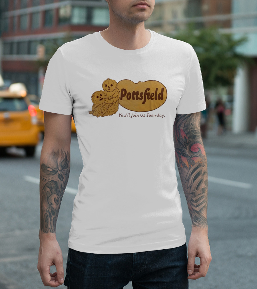 Pottsfield You'll Join Us Someday Pumpkin Characters Over The Garden Wall T-Shirt