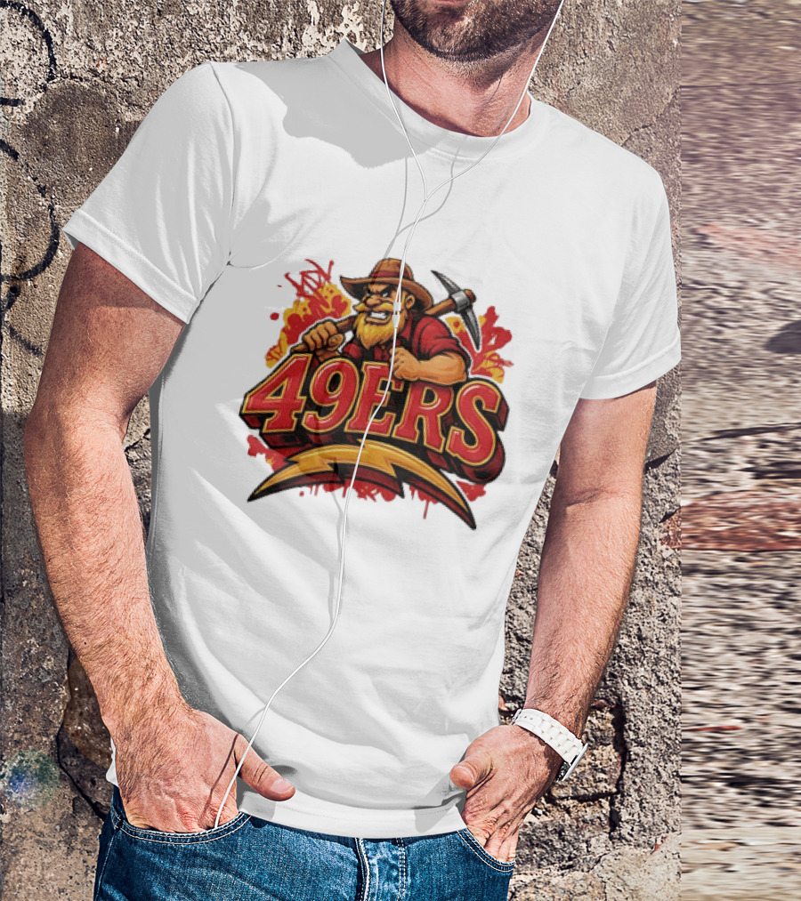 San Francisco 49ers Prospector 49ers Graffiti T-Shirt
