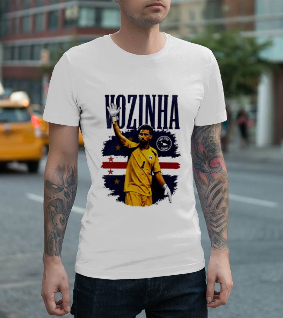 Vozinha Cabo Verde Goalkeeper Cape Verde National Team Soccer T-Shirt