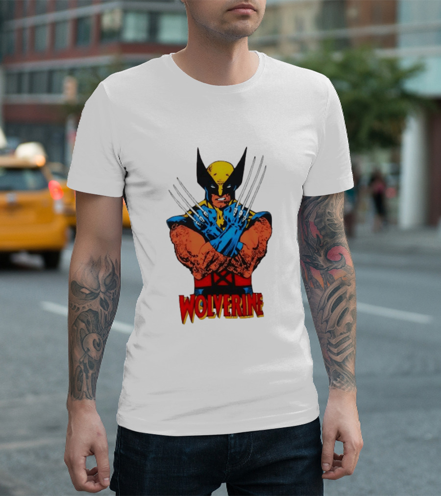 Wolverine Marvel Comics X Men Crossed Claws Wolverine T-Shirt