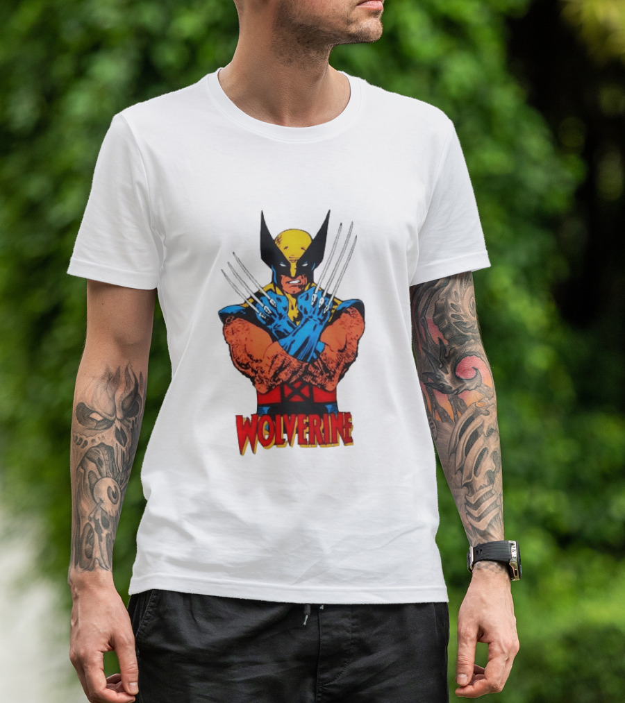 Wolverine Marvel Comics X Men Crossed Claws Wolverine T-Shirt