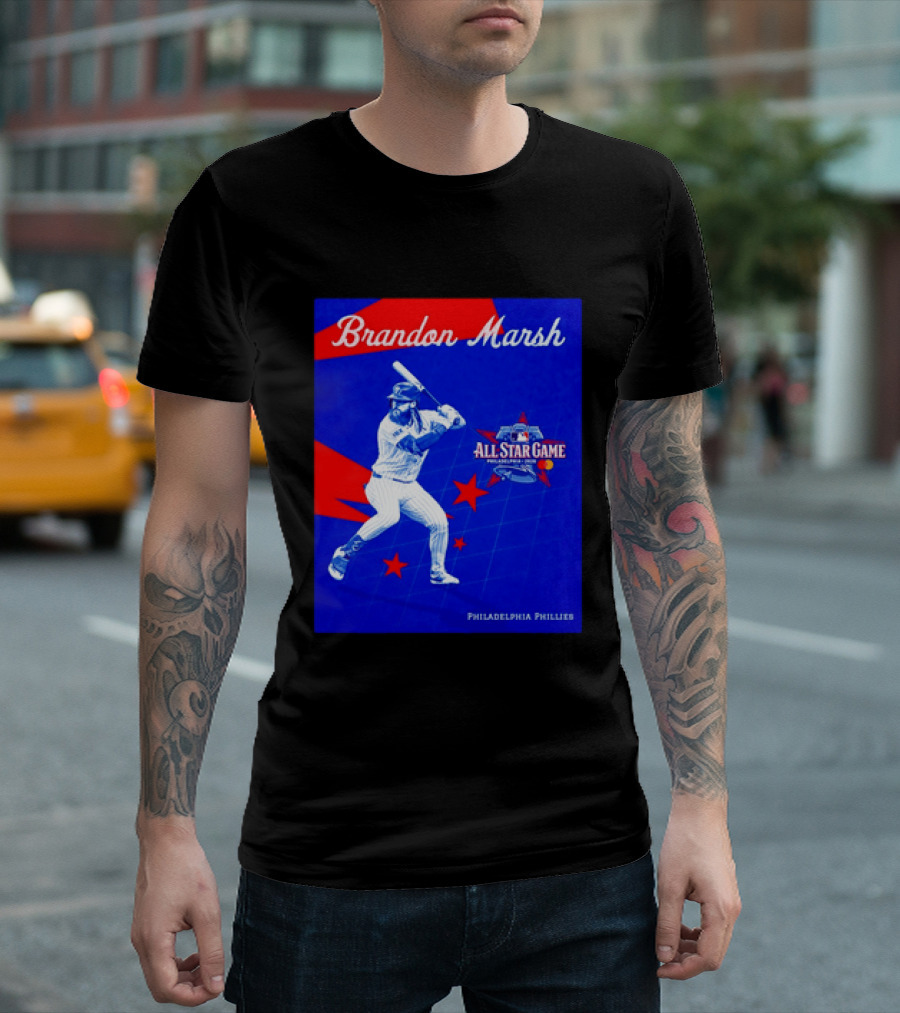 Brandon Marsh Philadelphia Phillies 2026 MLB All Star Game T-Shirt