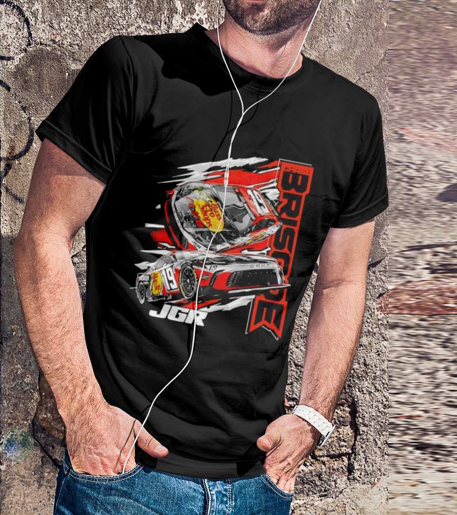 Chase Briscoe 19 Joe Gibbs Racing Bass Pro Shops Toyota Camry NASCAR JGR T-Shirt