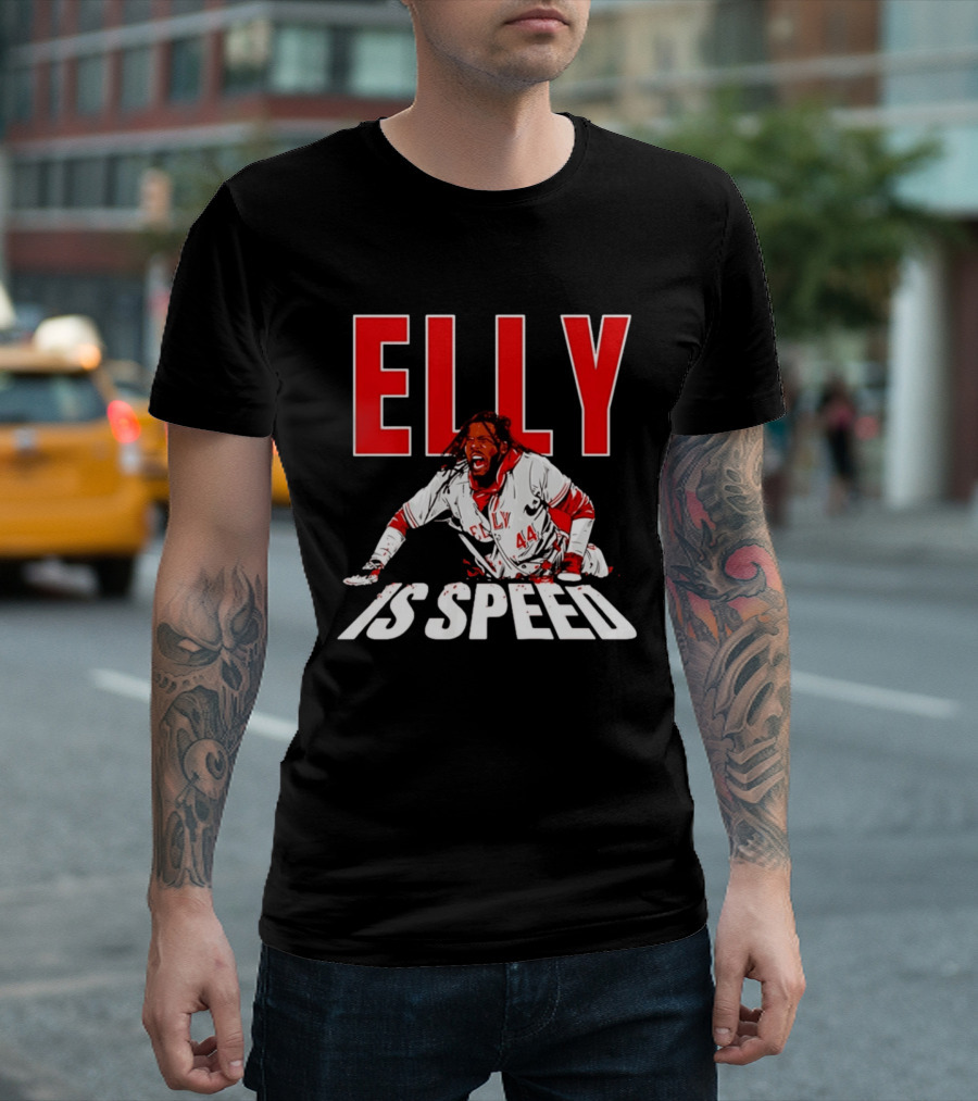 Elly De La Cruz Cincinnati Reds Elly 44 Is Speed T-Shirt