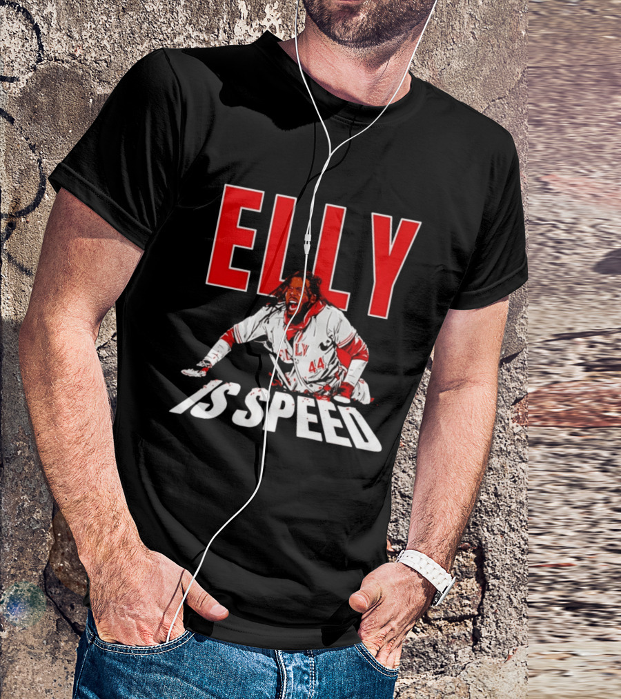 Elly De La Cruz Cincinnati Reds Elly 44 Is Speed T-Shirt